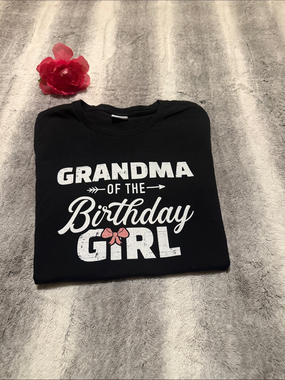 Grandma of the Birthday Girl "Minnie Mouse Theme" T-Shirt Size Small